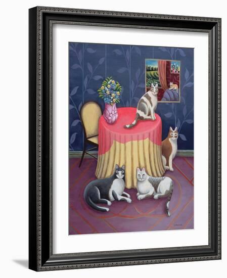 At Home-Jerzy Marek-Framed Giclee Print