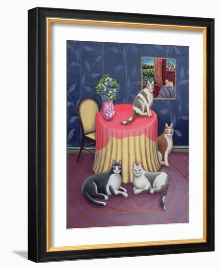 At Home-Jerzy Marek-Framed Giclee Print