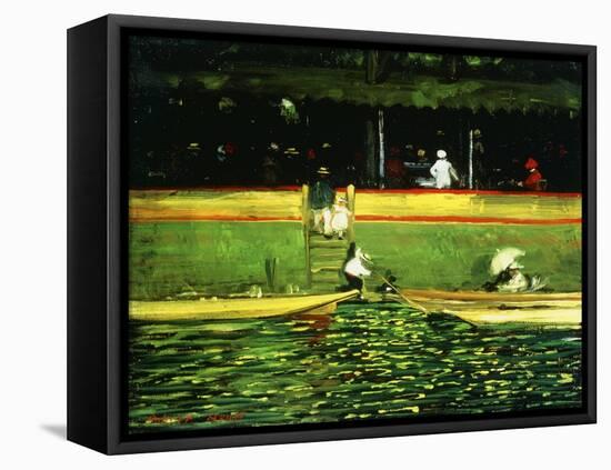 At Joinville-Robert Henri-Framed Premier Image Canvas