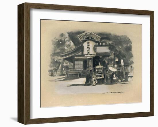 'At Kioto', 1903-Mortimer L Menpes-Framed Giclee Print