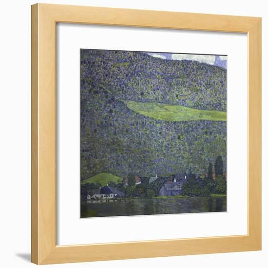 At Lake Attersee, 1915-Gustav Klimt-Framed Giclee Print