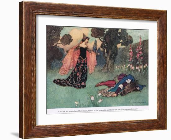 At Last She Remembered-Warwick Goble-Framed Giclee Print