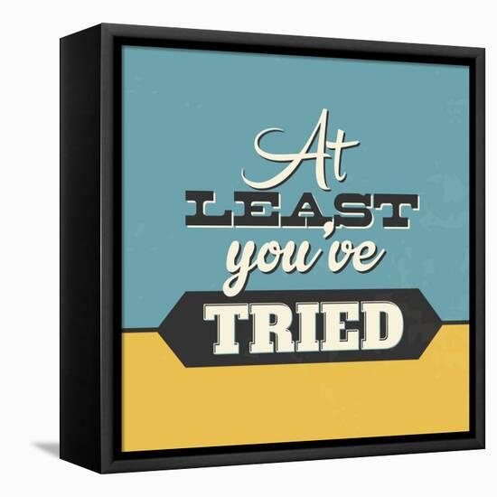 At Least You've Tried-Lorand Okos-Framed Stretched Canvas