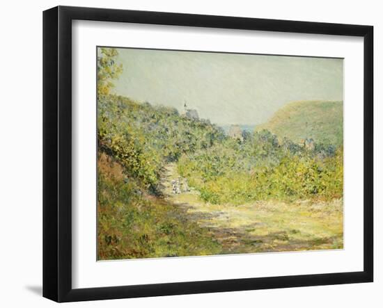 At Les Petites Dalles, 1884-Claude Monet-Framed Giclee Print