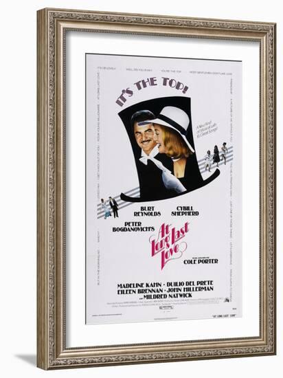 At Long Last Love, Burt Reynolds, Cybill Shepherd, 1975-null-Framed Art Print