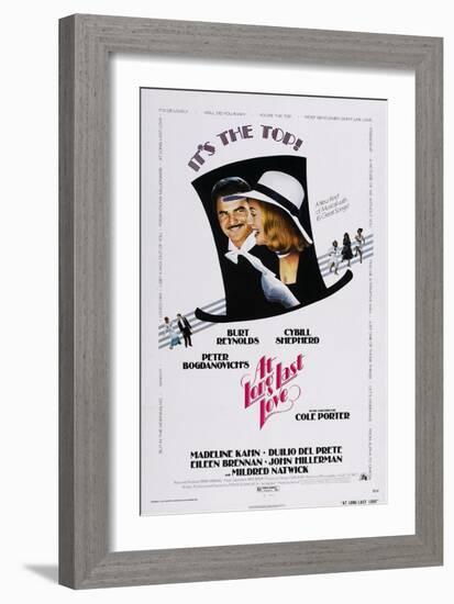 At Long Last Love, Burt Reynolds, Cybill Shepherd, 1975-null-Framed Art Print