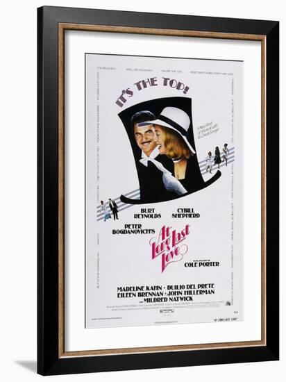 At Long Last Love, Burt Reynolds, Cybill Shepherd, 1975-null-Framed Art Print