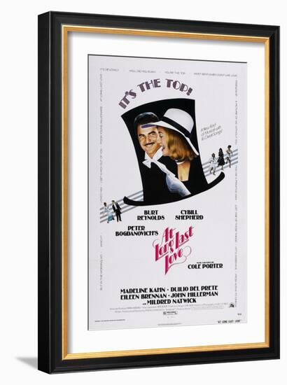 At Long Last Love, Burt Reynolds, Cybill Shepherd, 1975-null-Framed Premium Giclee Print