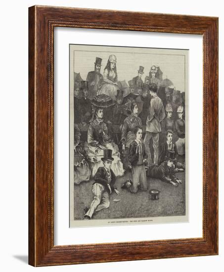 At Lord's Cricket-Ground, the Eton and Harrow Match-Arthur Hopkins-Framed Giclee Print