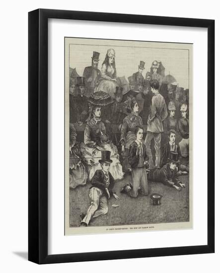 At Lord's Cricket-Ground, the Eton and Harrow Match-Arthur Hopkins-Framed Giclee Print