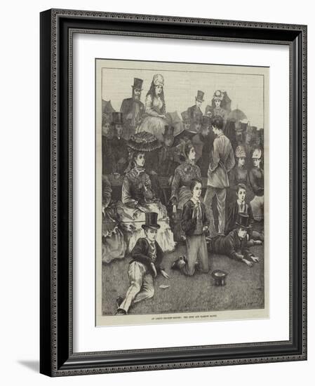 At Lord's Cricket-Ground, the Eton and Harrow Match-Arthur Hopkins-Framed Giclee Print