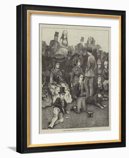 At Lord's Cricket-Ground, the Eton and Harrow Match-Arthur Hopkins-Framed Giclee Print