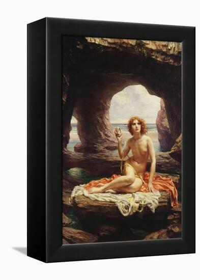 At Low Tide-Edward John Poynter-Framed Premier Image Canvas