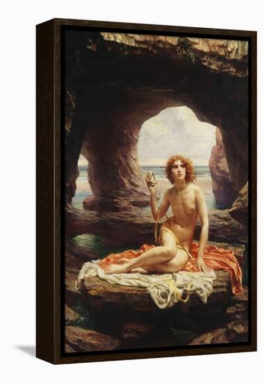 At Low Tide-Edward John Poynter-Framed Premier Image Canvas