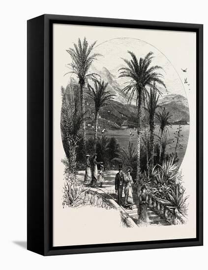 At Monte Carlo, Monaco, the Cornice Road, 19th Century-null-Framed Premier Image Canvas
