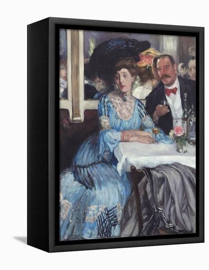 At Mouquin's, 1905-William Glackens-Framed Premier Image Canvas