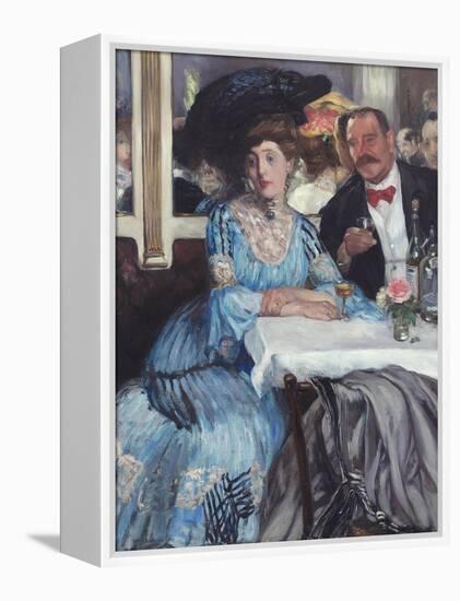 At Mouquin's, 1905-William Glackens-Framed Premier Image Canvas