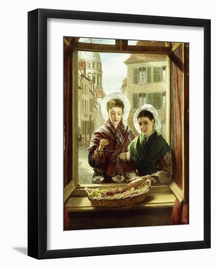 At My Window, Boulogne, 1872-William Powell Frith-Framed Giclee Print