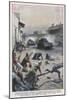 At Nablus Palestinians Rebel Against British Mandate-Achille Beltrame-Mounted Art Print