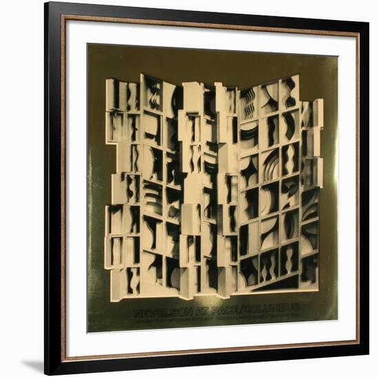 At Pace Columbus, Gold-Louise Nevelson-Framed Art Print