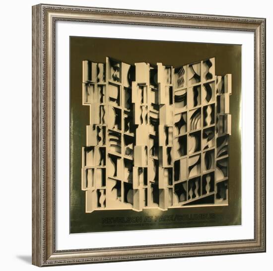 At Pace Columbus, Gold-Louise Nevelson-Framed Art Print