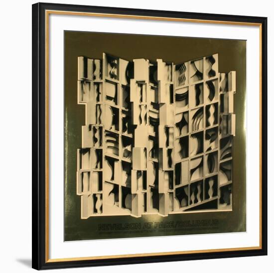 At Pace Columbus, Gold-Louise Nevelson-Framed Art Print