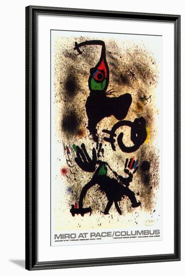 At Pace/Columbus (vertical)-Joan Miro-Framed Collectable Print