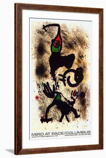 At Pace/Columbus (vertical)-Joan Miro-Framed Collectable Print