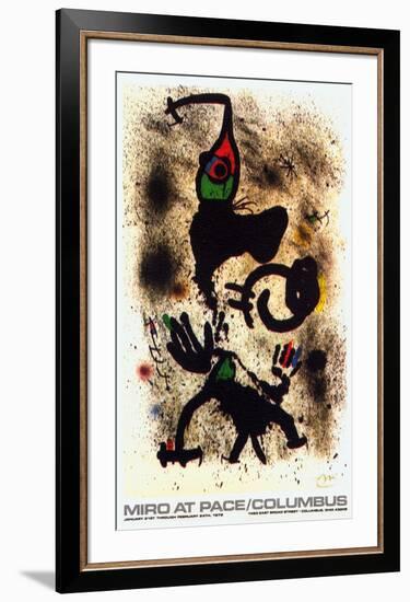 At Pace/Columbus (vertical)-Joan Miro-Framed Collectable Print