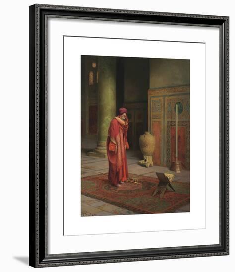 At Prayer-Ludwig Deutsch-Framed Premium Giclee Print