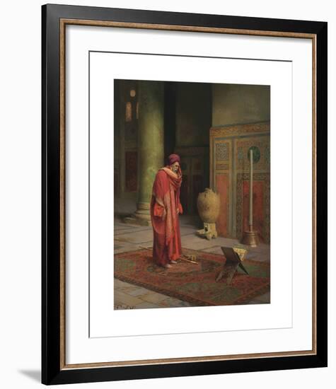 At Prayer-Ludwig Deutsch-Framed Premium Giclee Print