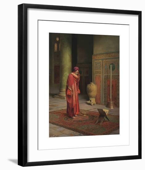 At Prayer-Ludwig Deutsch-Framed Premium Giclee Print