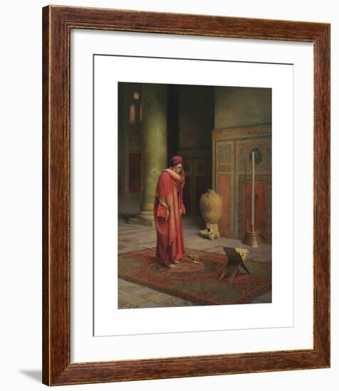 At Prayer-Ludwig Deutsch-Framed Premium Giclee Print