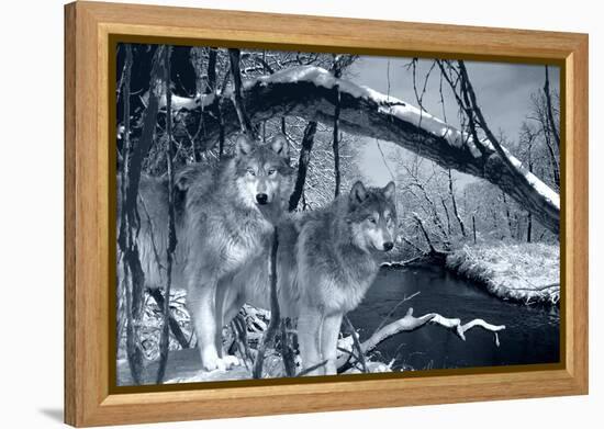 At River's Edge Silvertone-Gordon Semmens-Framed Premier Image Canvas