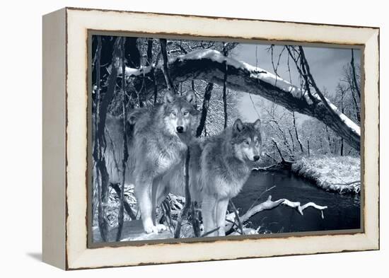 At River's Edge Silvertone-Gordon Semmens-Framed Premier Image Canvas