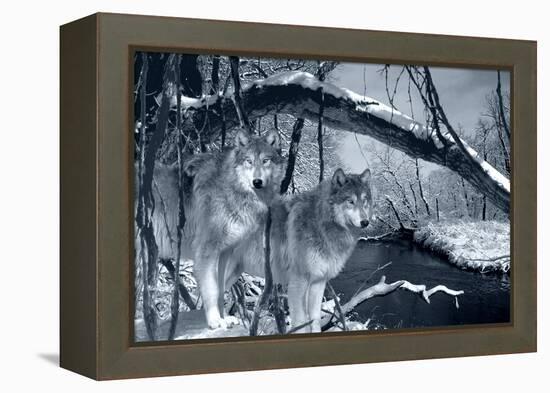 At River's Edge Silvertone-Gordon Semmens-Framed Premier Image Canvas