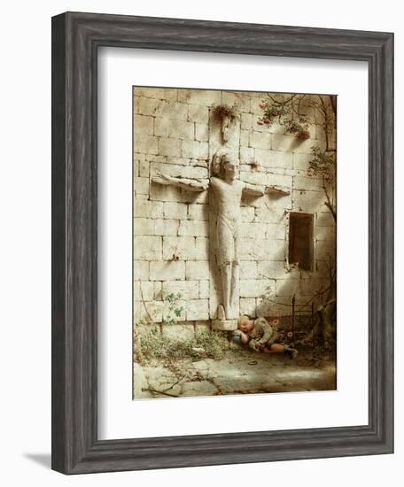 At Romsey Abbey, 1899-Robert Bateman-Framed Giclee Print