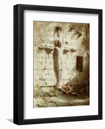 At Romsey Abbey, 1899-Robert Bateman-Framed Giclee Print