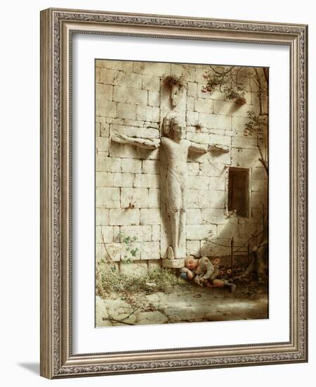 At Romsey Abbey, 1899-Robert Bateman-Framed Giclee Print