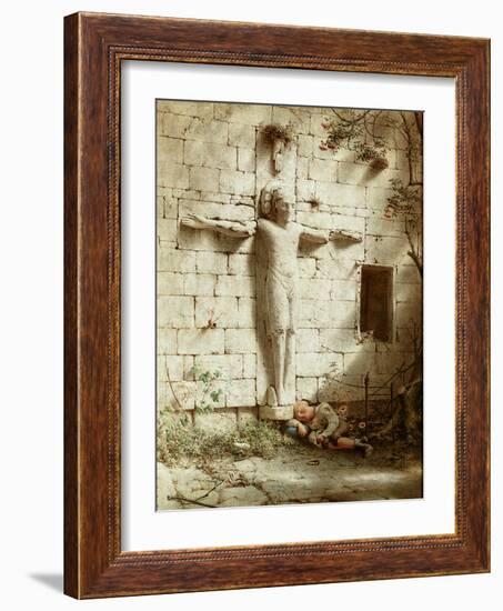 At Romsey Abbey, 1899-Robert Bateman-Framed Giclee Print