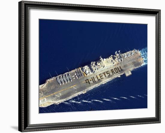 At Sea with USS Belleau Wood-Stocktrek Images-Framed Photographic Print