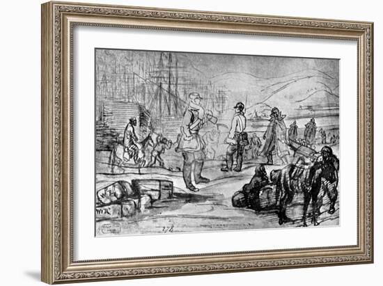 At Sebastopol, 19th Century-Constantin Guys-Framed Giclee Print