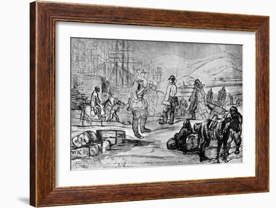 At Sebastopol, 19th Century-Constantin Guys-Framed Giclee Print