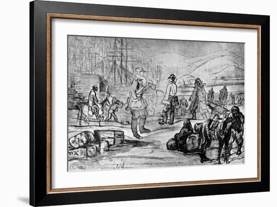 At Sebastopol, 19th Century-Constantin Guys-Framed Giclee Print