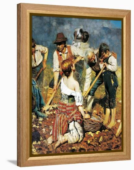At Spade, Detail, 1890-Arnaldo Zacconi-Framed Premier Image Canvas