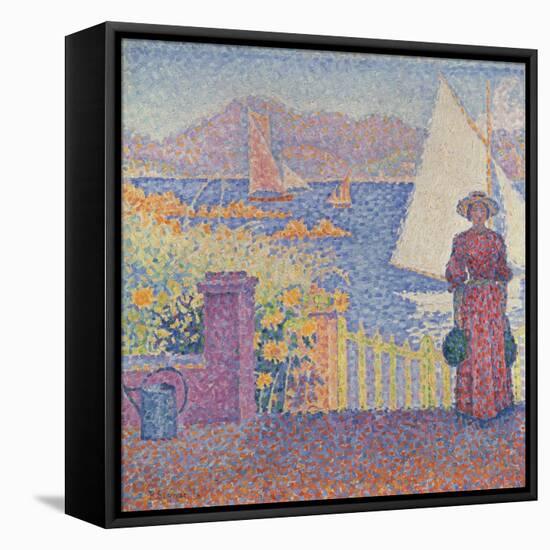 At St. Tropez-Paul Signac-Framed Premier Image Canvas