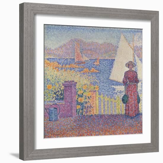 At St. Tropez-Paul Signac-Framed Giclee Print