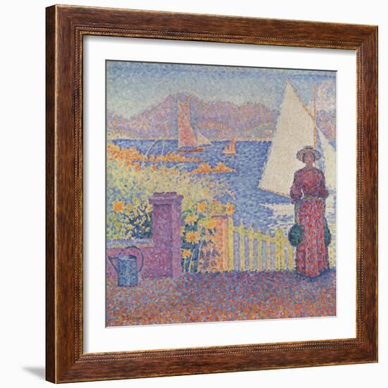 At St. Tropez-Paul Signac-Framed Giclee Print