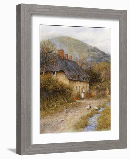 At Symondsbury Near Bridport, Dorset R.W.S.-Helen Allingham-Framed Giclee Print