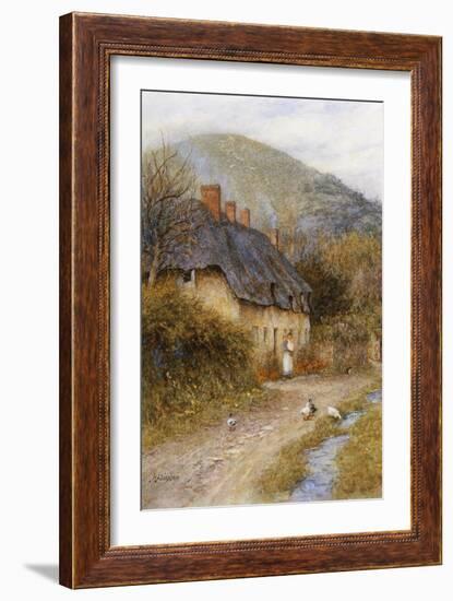 At Symondsbury Near Bridport, Dorset R.W.S.-Helen Allingham-Framed Giclee Print